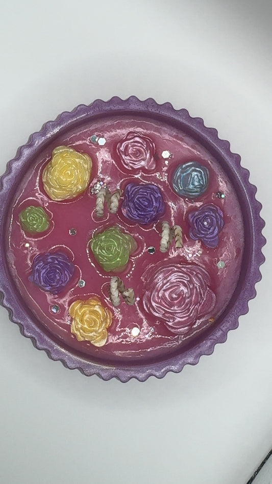 Flower candle (full wax)
