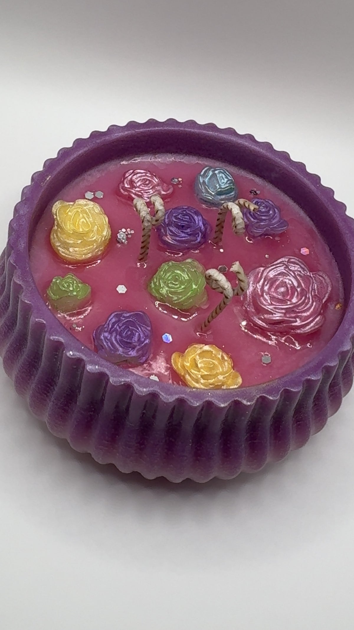 Flower candle (full wax)